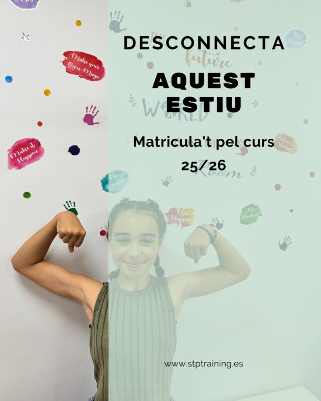 Matricula't pel curs 25/26 i desconnecta aquest estiu! 🌞📚 

#Matriculació #Estiu #STPTraining