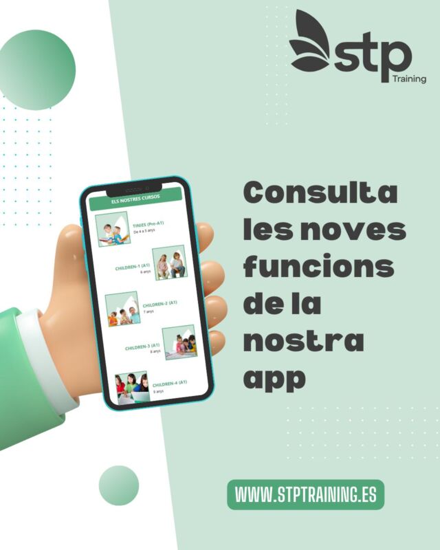 📲 Ja disponible!
L’APP de STP Training arriba amb les últimes novetats perquè estiguis sempre al dia!
Explora continguts exclusius, accedeix a formació personalitzada i rep notificacions en temps real.
Descarrega-la ara i porta la teva experiència STP al següent nivell!

🔗 Disponible a les plataformes habituals.
#STPTraining #NovaApp #Formació